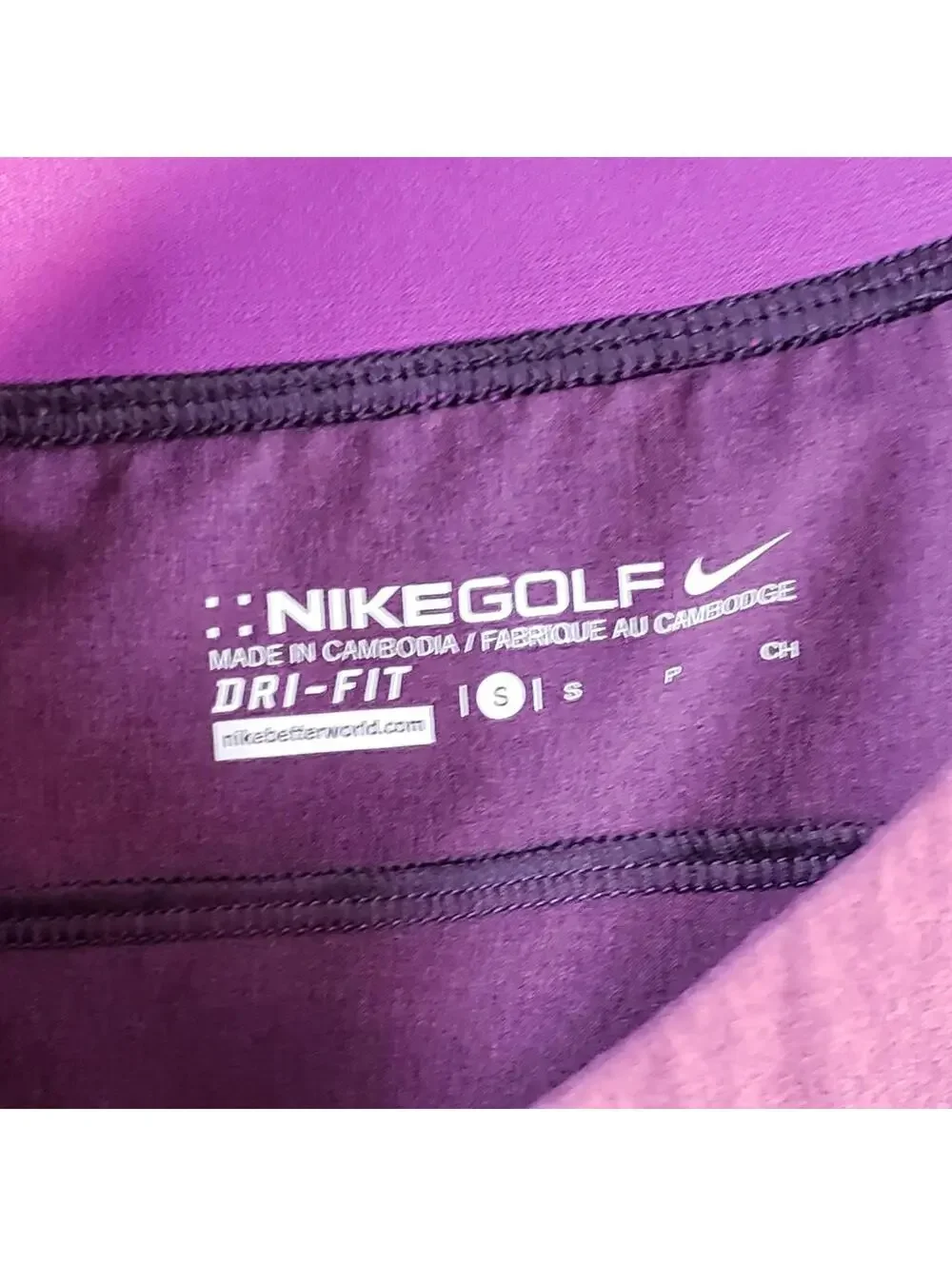 Nike Golf Dri-FIT Athletic Skirt Purple Women's Size S Short Pull On